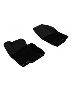 3D MAXpider 2012-2019 Volkswagen Passat Kagu 1st Row Floormat - Black buy in USA