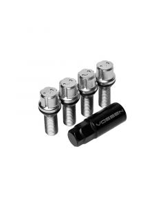 Vossen 30mm Lock Bolt - 14x1.5 - 17mm Hex - Cone Seat - Silver (Set of 4) buy in USA