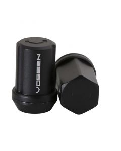 Vossen 35mm Lock Nut - 12x1.5 - 19mm Hex - Cone Seat - Black (Set of 4) buy in USA