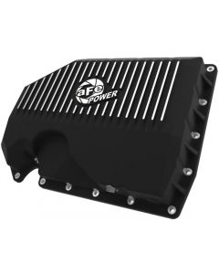 aFe 05-19 VW 1.8L/2.0L w/o Oil Sensor Engine Oil Pan Black POWER Street Series w/ Machined Fins buy in USA