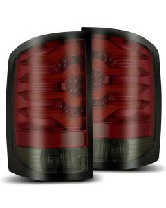 AlphaRex 14-18 GMC Sierra 1500 PRO-Series LED Tail Lights Red Smoke buy in USA