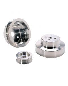 1988-1995 GM Truck 4.3 5.0 5.7 Underdrive Pulley Kit - Lightweight CNC Billet Aluminum (3pc) buy in USA