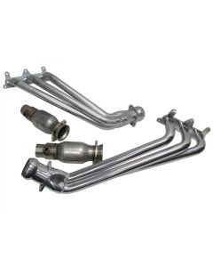 Chevrolet Camaro V6 1-5/8 Long Tube Exhaust Headers With High Flow Cats Polished Silver Ceramic 10-11 buy in USA