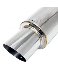 BLOX Racing 60.5mm Street Muffler - Angled Tip buy in USA