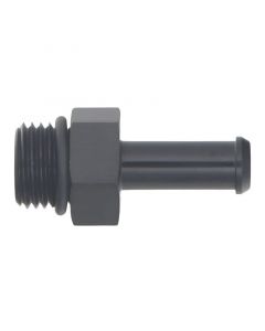 DeatschWerks 6AN ORB Male to 5/16in Male Barb Fitting (Incl O-Ring) - Anodized Matte Black buy in USA