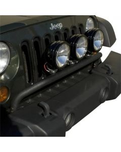 Rugged Ridge 07-18 Jeep Wrangler JK Textured Black Bumper Mounted Light Bar buy in USA