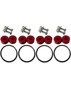 Torque Solution Billet Bumper Quick Release Kit Combo (Red): Universal buy in USA