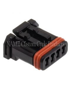 NAMZ JAE MX-1900 4-Position Female Black Socket Housing (HD 72908-11) buy in USA