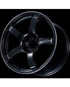 Advan TC4 18x9.5 +35 5-114.3 Racing Black Gunmetallic and Ring Wheel buy in USA