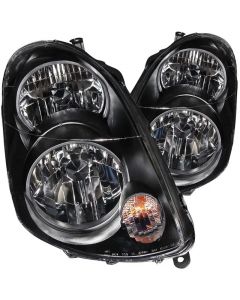 ANZO 2003-2004 Infiniti G35 Crystal Headlights Black buy in USA