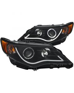 ANZO 2012-2013 Toyota Camry Projector Headlights w/ Halo Black buy in USA