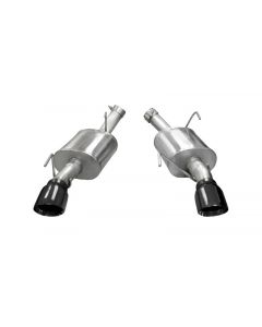 Corsa 05-10 Ford Mustang Shelby GT500 5.4L V8 Black Xtreme Axle-Back Exhaust buy in USA