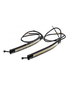 Letric Lighting Flexible White Running Amber Switchback Turn Signal Strips buy in USA