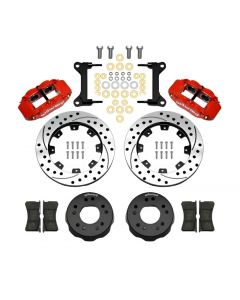 Wilwood Narrow Superlite 6R Front Kit 12.19in Drilled Red 63-87 C10 w/ Wilwood Pro Spindles buy in USA