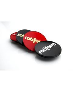 Rotiform Hex Centre Cap Insert w. Rotiform logo (Black w. Silver Logo) buy in USA