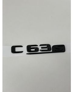 Exon Gloss Black C63s Badge Emblem for Mercedes Benz AMG C63 S W205 buy in USA