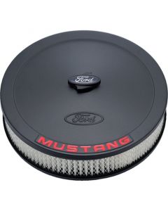 Ford Racing Air Cleaner Kit - Black Crinkle Finish w/ Red Mustang Emblem buy in USA