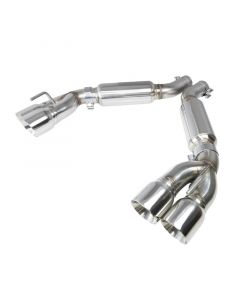 Kooks 2016 + Chevrolet Camaro SS 3in Axle Back Exhaust System w/ Mufflers and Polished Quad Tips buy in USA