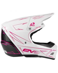 EVS T3 Pinner Helmet 50-50 White/Pink/Black Youth - Medium buy in USA