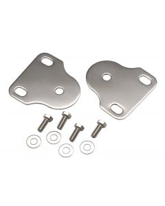 Kentrol 76-95 Jeep CJ/Wrangler YJ Interior Windshield Brackets Pair - Polished Silver buy in USA