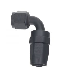 DeatschWerks 6AN Female Swivel 90-Degree Hose End CPE - Anodized Matte Black buy in USA