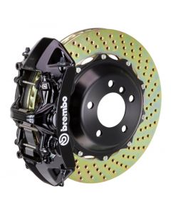 Brembo 89-93 348/94-99 F355 Front GT BBK 6 Piston Cast 355x32 2pc Rotor Drilled-Black buy in USA