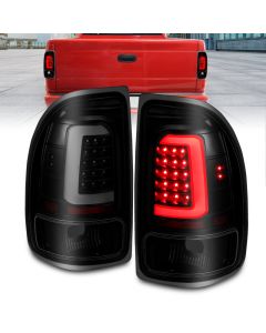 ANZO 1997-2004 Dodge Dakota LED Taillights Black Housing Smoke Lens Pair buy in USA