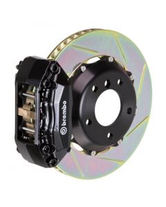 Brembo 97-01 Integra Type-R Front GT BBK 4 Piston Cast 2pc 328x28 2pc Rotor Slotted Type-1-Black buy in USA