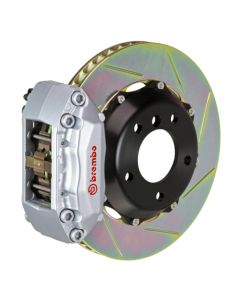 Brembo 97-01 Integra Type-R Front GT BBK 4 Piston Cast 2pc 328x28 2pc Rotor Slotted Type1-Silver buy in USA