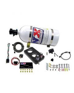 Nitrous Express 05-10 Ford Mustang 4.6L 3 Valve Nitrous Plate Kit (50-150HP) w/10lb Bottle buy in USA