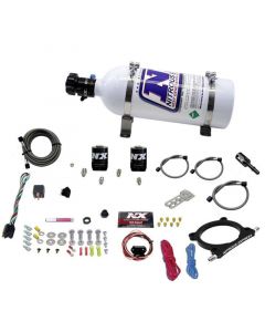 Nitrous Express 11-15 Ford Mustang GT 5.0L High Output Nitrous Plate Kit (50-250HP) w/5lb Bottle buy in USA