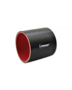 Vibrant 4 Ply Reinforced Silicone Straight Hose Coupling - 1.25in I.D. x 3in long (BLACK) buy in USA