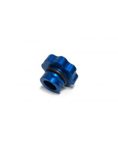 Fleece Performance 01-16 GM 2500/3500 Duramax Billet Oil Cap Cover - Blue buy in USA