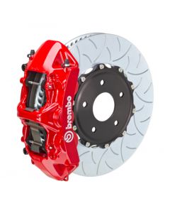 Brembo 15-19 VW Golf R/15-20 Audi S3 Front GT BBK 6 Piston Cast 350x34 2pc Rotor Slotted Type3- Red buy in USA