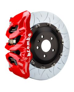 Brembo 08-13 BMW M3 (E90/E92/E93) Front GT BBK 6 Piston Cast 380x34 2pc Rotor Slotted Type-3 - Red buy in USA