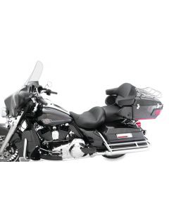 Mustang 08-21 Harley Electra Glide, Rd Glide, Rd King, Str Glide Super Touring 1PC Seat - Black buy in USA