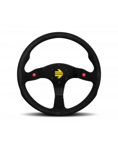 Momo MOD80 Steering Wheel 350 mm - Black Suede/Black Spokes buy in USA