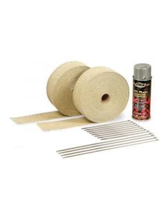 DEI Exhaust Wrap Kit - Tan Wrap & Aluminum HT Silicone Coating buy in USA