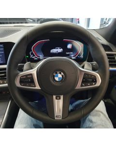 ✯✯✯✯✯ 'GTS' & 'CS' style Suede Custom Steering Wheel Cover for BMW G-Series M-Sport ✯✯✯✯✯ls buy in USA