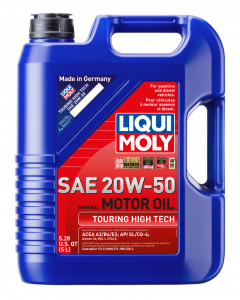 LIQUI MOLY 5L Touring High Tech Motor Oil SAE 20W50 buy in USA