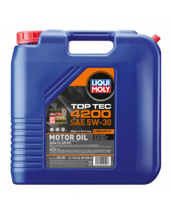 LIQUI MOLY 20L Top Tec 4200 New Generation Motor Oil SAE 5W30 buy in USA