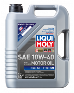 LIQUI MOLY 5L MoS2 Anti-Friction Motor Oil 10W40 buy in USA