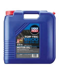 LIQUI MOLY 20L Top Tec 6600 Motor Oil SAE 0W20 buy in USA