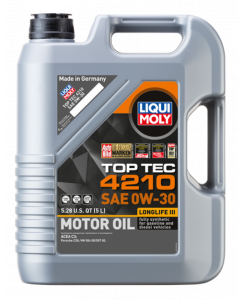 LIQUI MOLY 5L Top Tec 4210 Motor Oil SAE 0W30 buy in USA