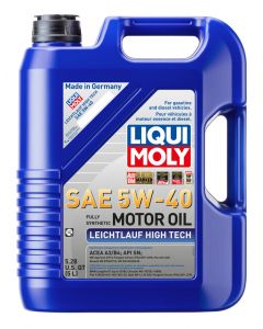 LIQUI MOLY 5L Leichtlauf (Low Friction) High Tech Motor Oil SAE 5W40 buy in USA