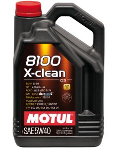 Motul 5L Synthetic Engine Oil 8100 5W40 X-CLEAN C3 -505 01-502 00-505 00-LL04 buy in USA