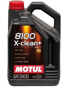 Motul 5L Synthetic Engine Oil 8100 5W30 X-CLEAN Plus buy in USA