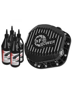 aFe Pro Series Rear Diff Cover Kit Black w/ Gear Oil 86-16 Ford F-250/F-350 V8 7.3L/6.0L/6.4L/6.7L buy in USA