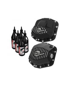 aFe Pro Series Front and Rear Diff Cover Kit w/ Oil 2018+ Jeep Wrangler (JL) V6 3.6L (Dana M220) buy in USA