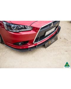 FLOW Designs Lancer Ralliart CJ Front Splitter V2.5 With Support Rods buy in USA